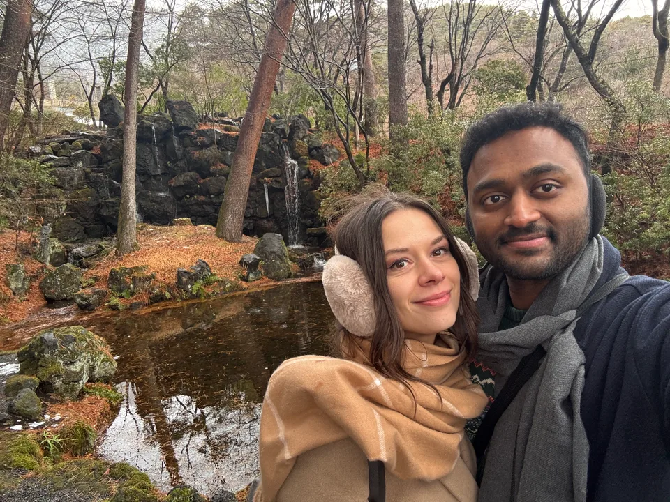 Brianna and Ivan spending a bright day in the city.